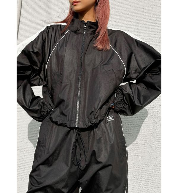 GYDA「【TINY】Symmetry GYDAラインショートトラックジャケット」|ブルゾン・スタジャン|