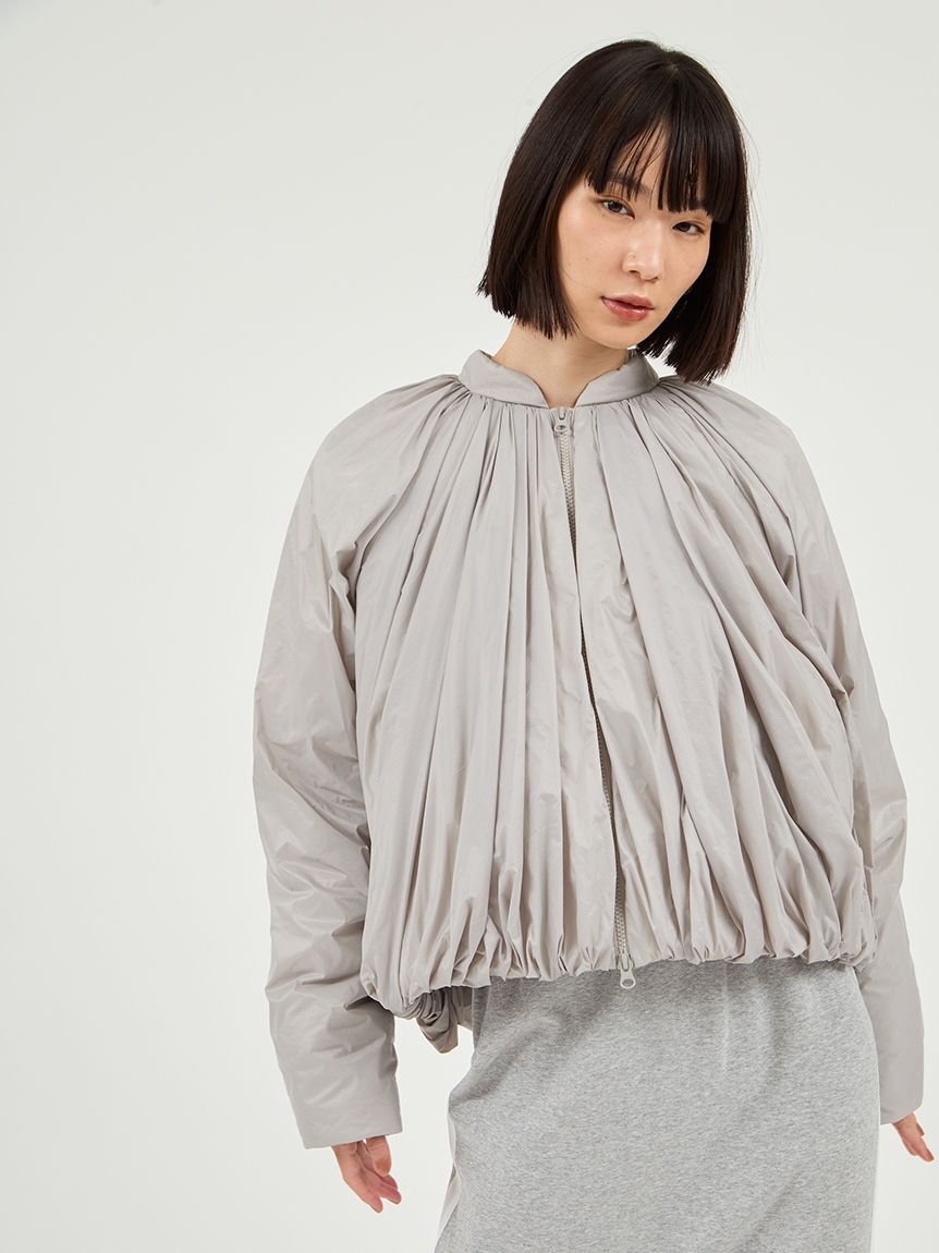 emmi atelier「Re.WAR（TM）シアーギャザー中わたブルゾン」|ブルゾン・スタジャン|