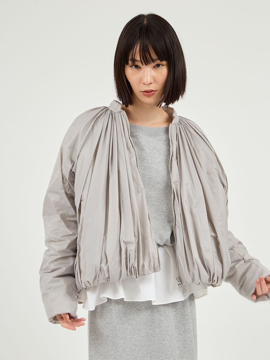 emmi atelier「Re.WAR（TM）シアーギャザー中わたブルゾン」|ブルゾン・スタジャン|