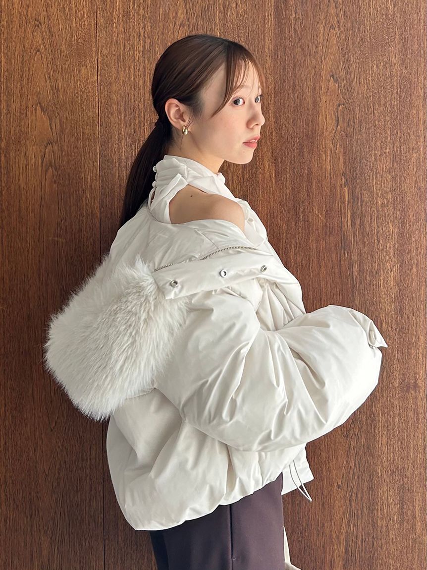 WEB限定カラーあり】西川フードファーショートダウン（SNIDEL