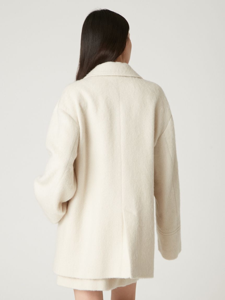 オーバーサイズウールシャギージャコット（FRAY I.D）｜ルミネの