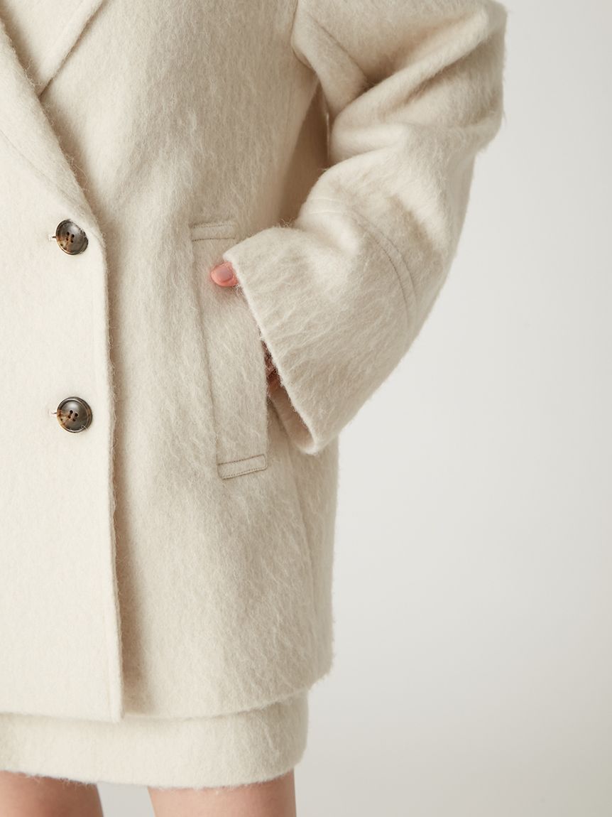 オーバーサイズウールシャギージャコット（FRAY I.D）｜ルミネの