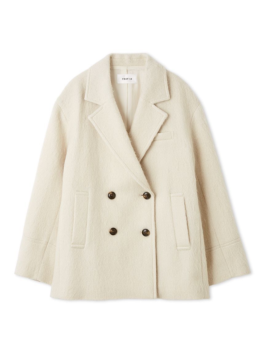 オーバーサイズウールシャギージャコット（FRAY I.D）｜ルミネの