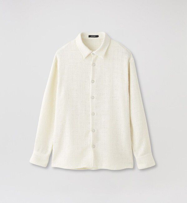  「ファニーツイードオーバーシャツ」|シャツ・ブラウス|ホワイト