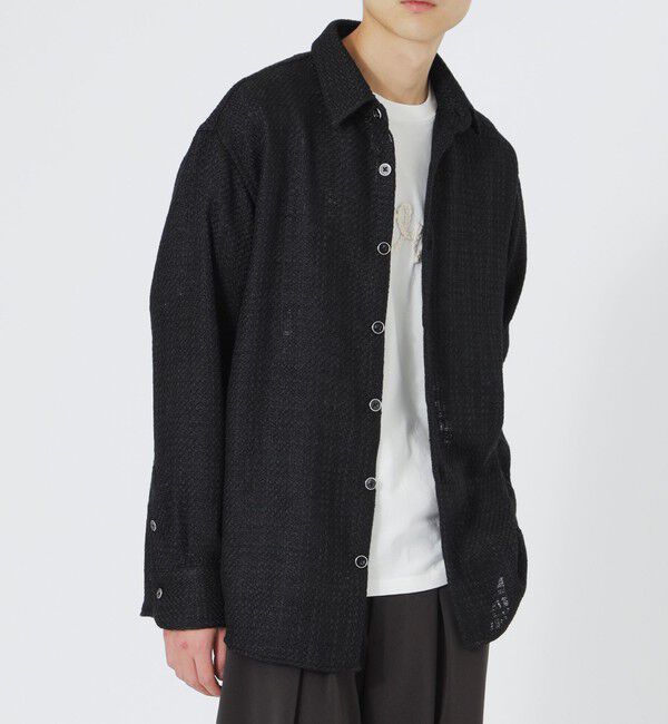  「ファニーツイードオーバーシャツ」|シャツ・ブラウス|