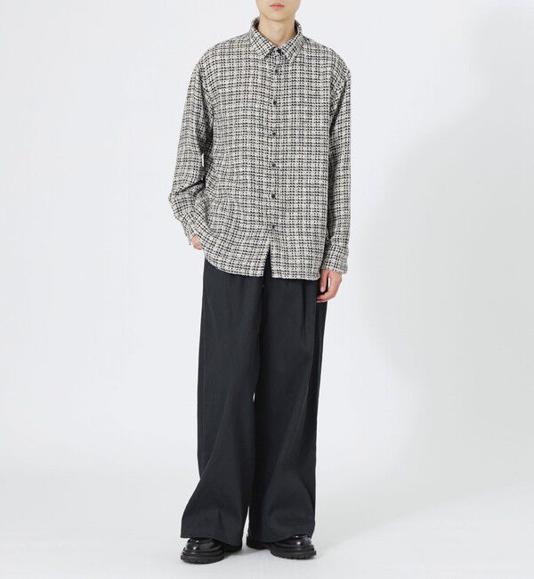  「ファニーツイードオーバーシャツ」|シャツ・ブラウス|