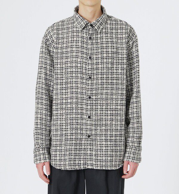  「ファニーツイードオーバーシャツ」|シャツ・ブラウス|