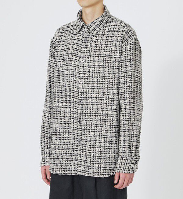  「ファニーツイードオーバーシャツ」|シャツ・ブラウス|