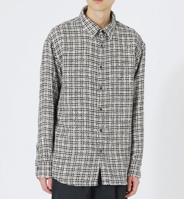  「ファニーツイードオーバーシャツ」|シャツ・ブラウス|