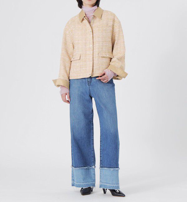  「ツイードワークブルゾン」|ブルゾン・スタジャン|