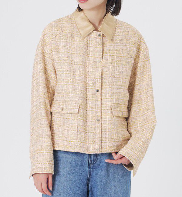  「ツイードワークブルゾン」|ブルゾン・スタジャン|