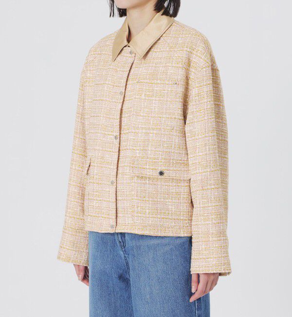  「ツイードワークブルゾン」|ブルゾン・スタジャン|