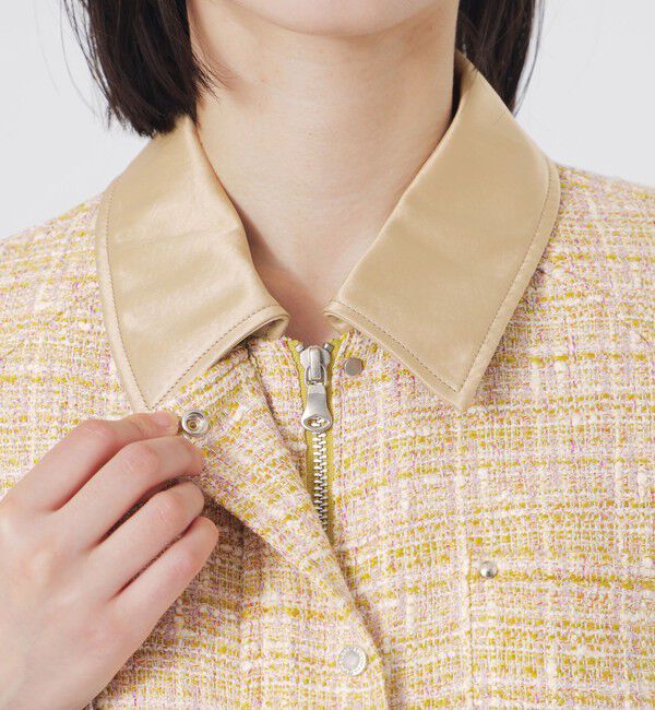  「ツイードワークブルゾン」|ブルゾン・スタジャン|