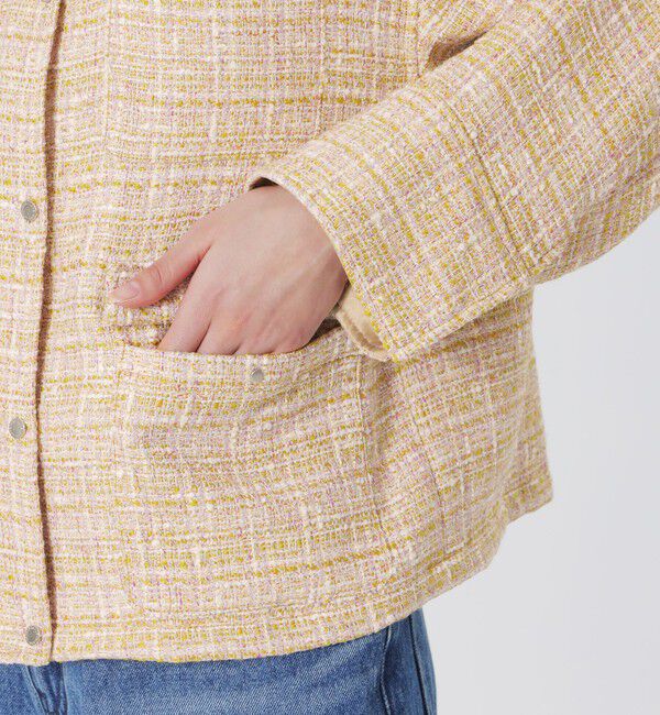  「ツイードワークブルゾン」|ブルゾン・スタジャン|