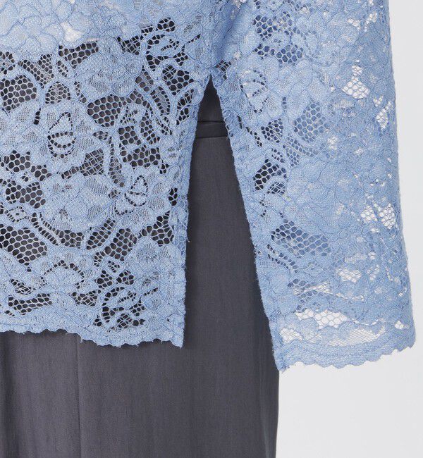  「レースコンビシャツ」|シャツ・ブラウス|