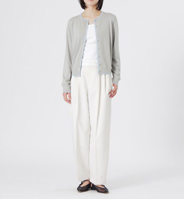  「パイピングニットカーディガン」|ニット・セーター|