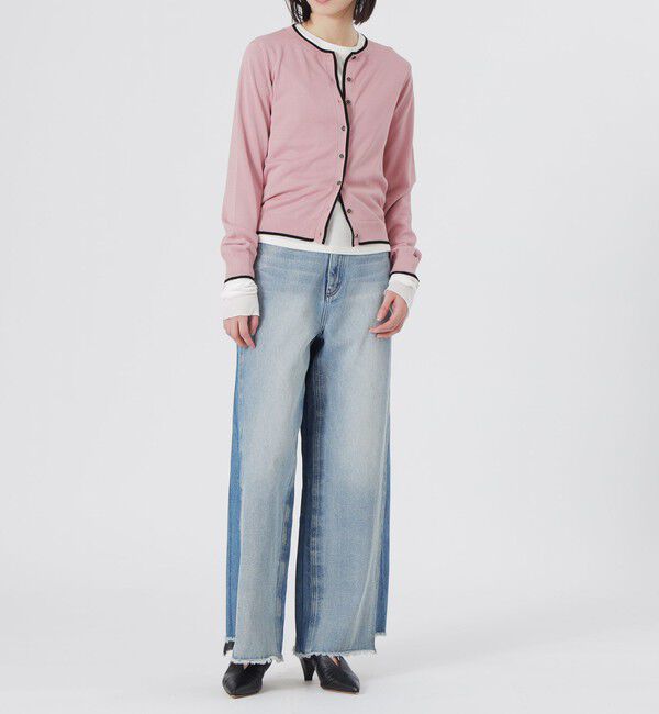  「パイピングニットカーディガン」|ニット・セーター|