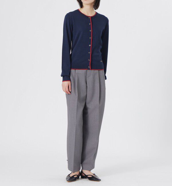  「パイピングニットカーディガン」|ニット・セーター|