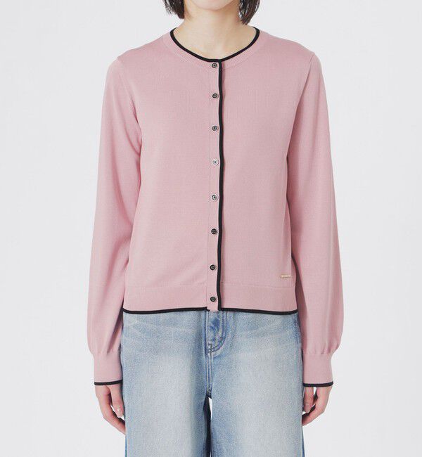  「パイピングニットカーディガン」|ニット・セーター|