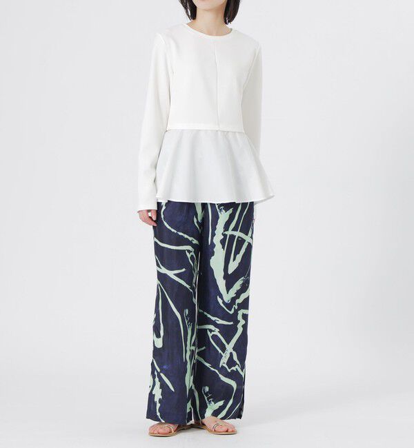  「ドッキングペプラムプルオーバー」|Tシャツ・カットソー|