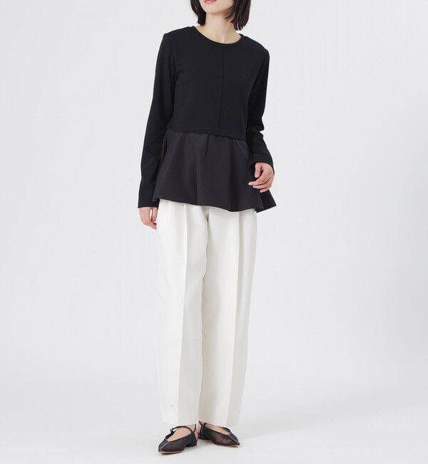  「ドッキングペプラムプルオーバー」|Tシャツ・カットソー|