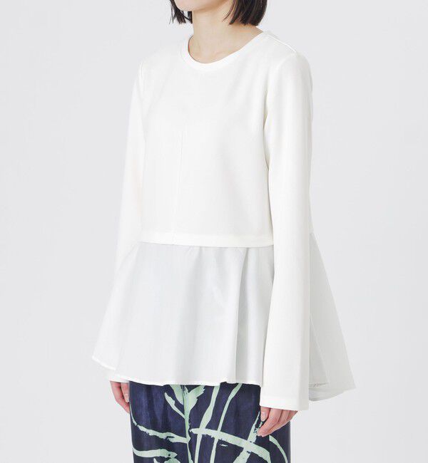  「ドッキングペプラムプルオーバー」|Tシャツ・カットソー|