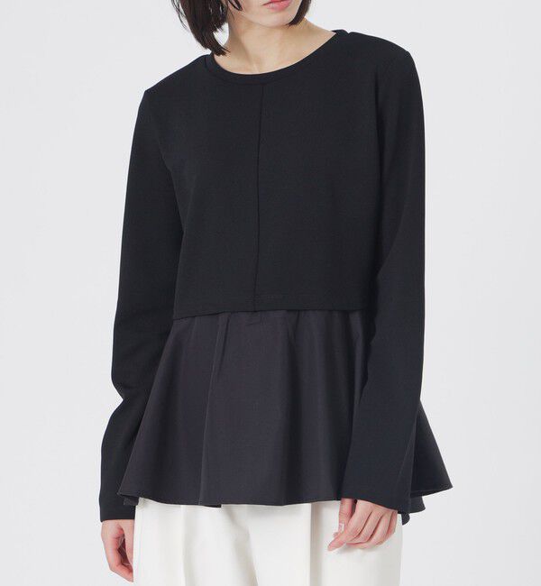  「ドッキングペプラムプルオーバー」|Tシャツ・カットソー|