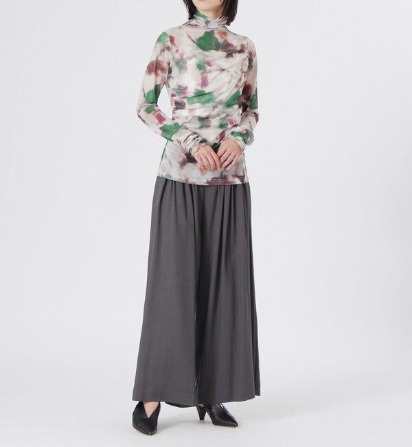  「ニュアンスプリントシアープルオーバー」|Tシャツ・カットソー|