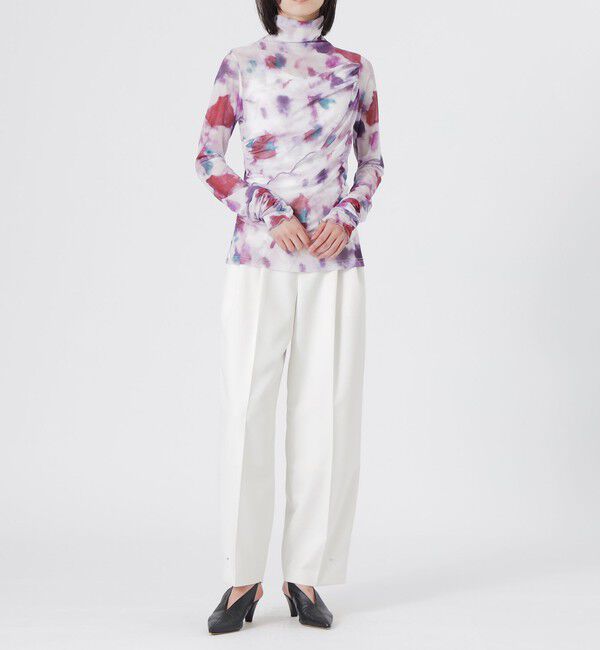  「ニュアンスプリントシアープルオーバー」|Tシャツ・カットソー|