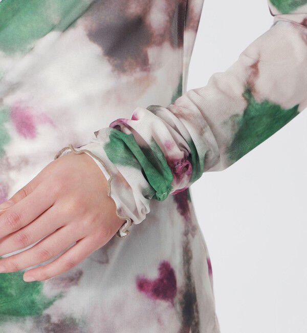  「ニュアンスプリントシアープルオーバー」|Tシャツ・カットソー|