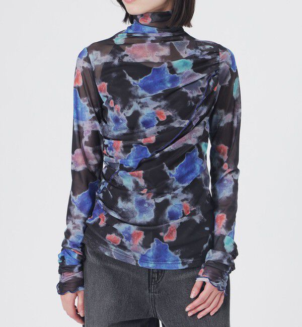  「ニュアンスプリントシアープルオーバー」|Tシャツ・カットソー|