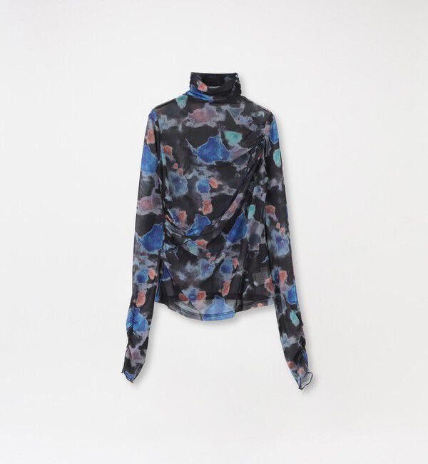  「ニュアンスプリントシアープルオーバー」|Tシャツ・カットソー|ブラック