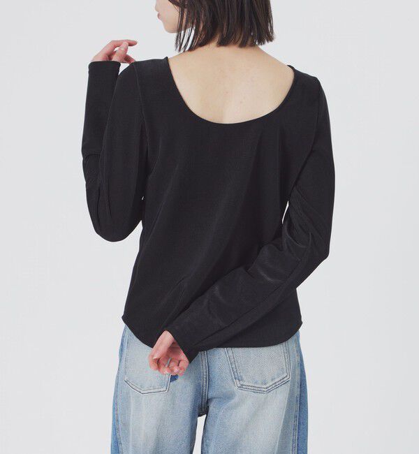  「コードピケバックオープントップス」|Tシャツ・カットソー|