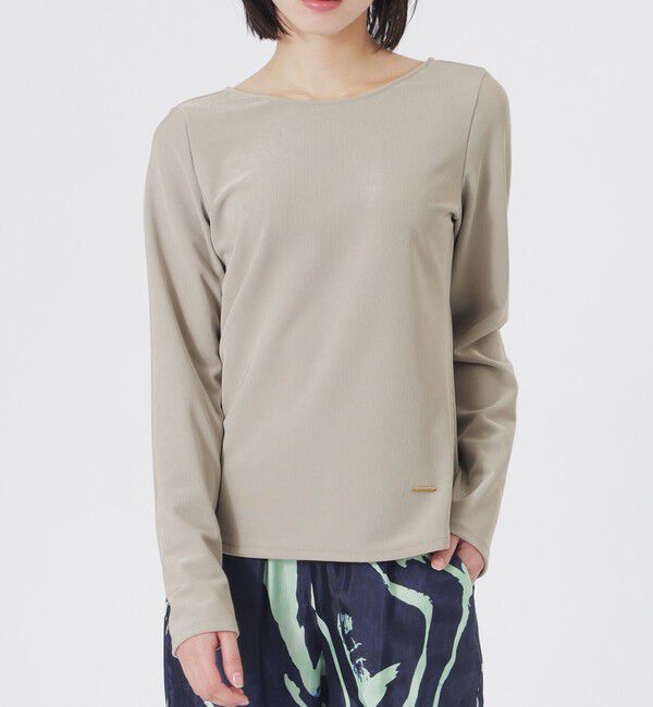  「コードピケバックオープントップス」|Tシャツ・カットソー|