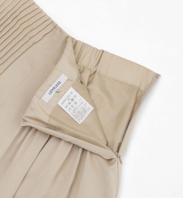  「フロントタックワイドパンツ」|スラックス|