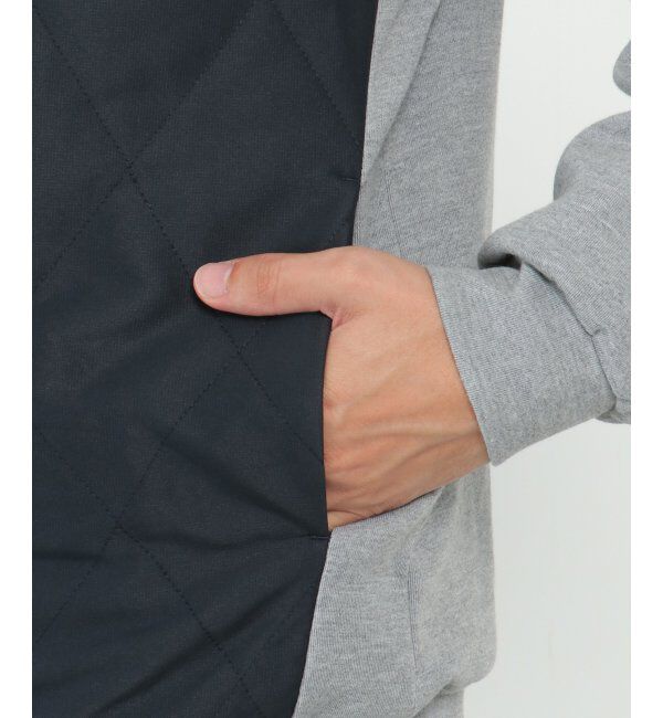 ikka「sorona コンビ中綿ジップパーカー」|ブルゾン・スタジャン|