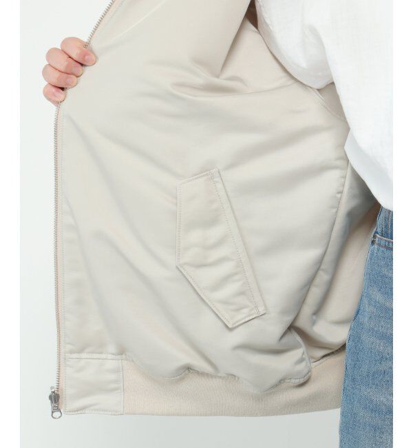 ikka「2WAYキルトMA-1」|ブルゾン・スタジャン|