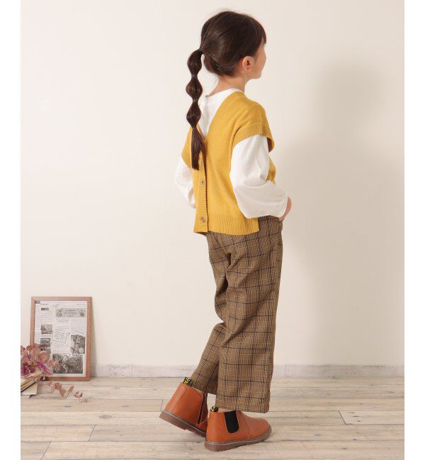 ikka kids「レースアップワイドパンツ（120~160cm）」|その他|