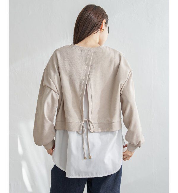 ikka「ポンチ切り替えレイヤードプルオーバー」|その他|