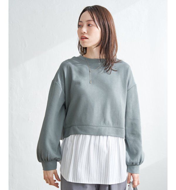 ikka「ポンチ切り替えレイヤードプルオーバー」|その他|