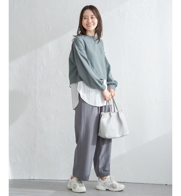 ikka「ポンチ切り替えレイヤードプルオーバー」|その他|