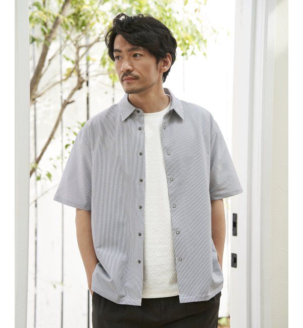 ikka「イージーケアハンソデシャウター」|ブルゾン・スタジャン|