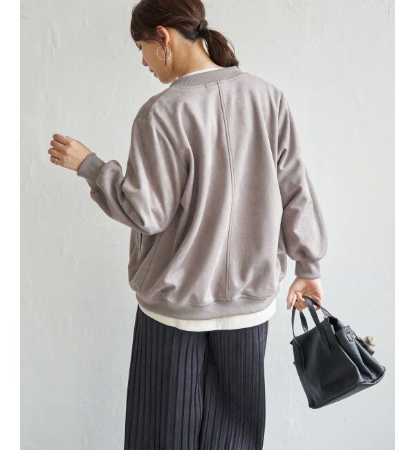 ikka「フェイクスエードブルゾン」|ブルゾン・スタジャン|