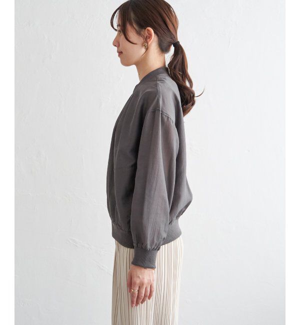 ikka「シアーリブブルゾン」|ブルゾン・スタジャン|