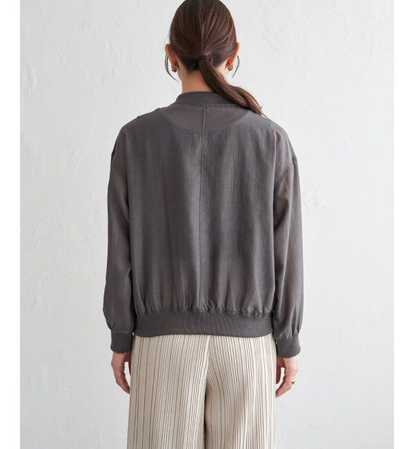 ikka「シアーリブブルゾン」|ブルゾン・スタジャン|