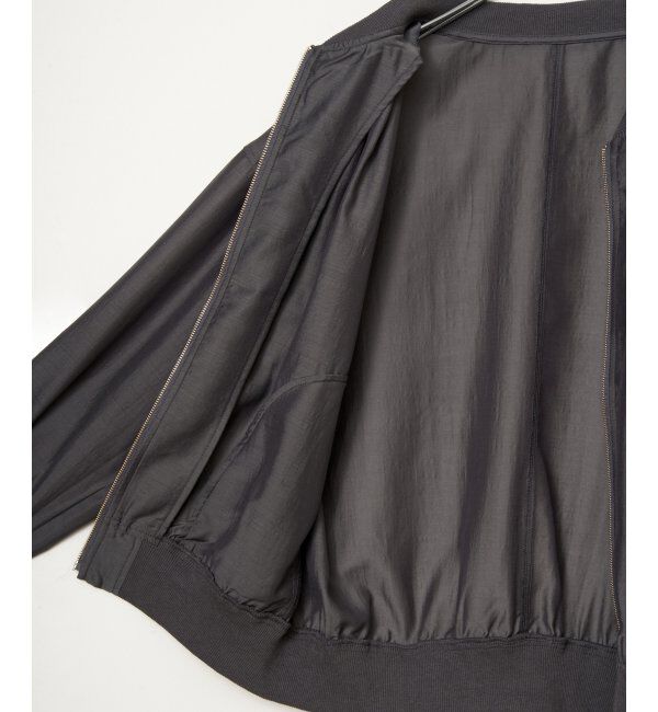 ikka「シアーリブブルゾン」|ブルゾン・スタジャン|