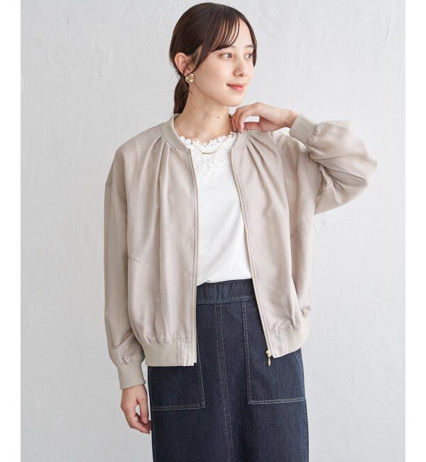 ikka「シアーリブブルゾン」|ブルゾン・スタジャン|