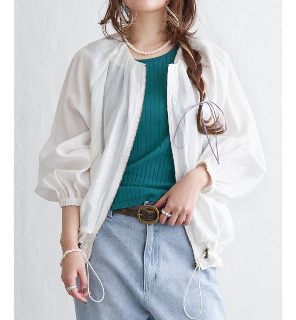 Lbc with Life「シアーヘムドロストブルゾン」|ブルゾン・スタジャン|