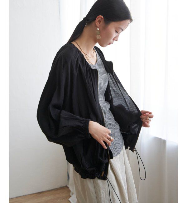 Lbc with Life「シアーヘムドロストブルゾン」|ブルゾン・スタジャン|