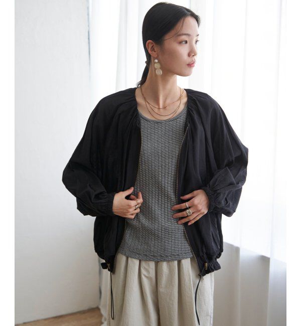 Lbc with Life「シアーヘムドロストブルゾン」|ブルゾン・スタジャン|